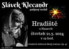 Plakátek - Koncert Slávka Klecandra 03/2024